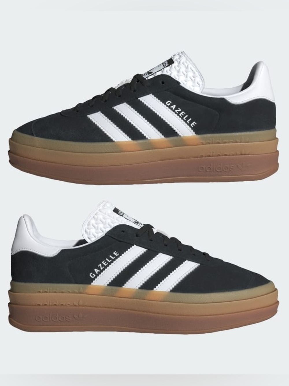 Adidas Gazelle Bold Womens Size 9.5 Athletic Leather Shoes Sneakers